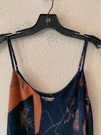 Babaton navy multi Size S Camisole