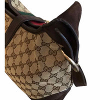Gucci Original GG Canvas Web Jackie Hobo Brown multi Handbag
