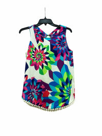 Julie Brown White Multi Size P Tank Top