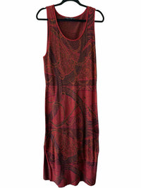 Peruvian Connection Red and Black Size L Dress