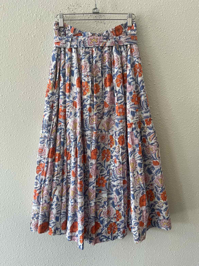Millie Resort & Travel White Multi Size XS Skirt