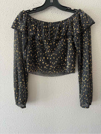 Sans Souci Black and Gold Size S Shirt