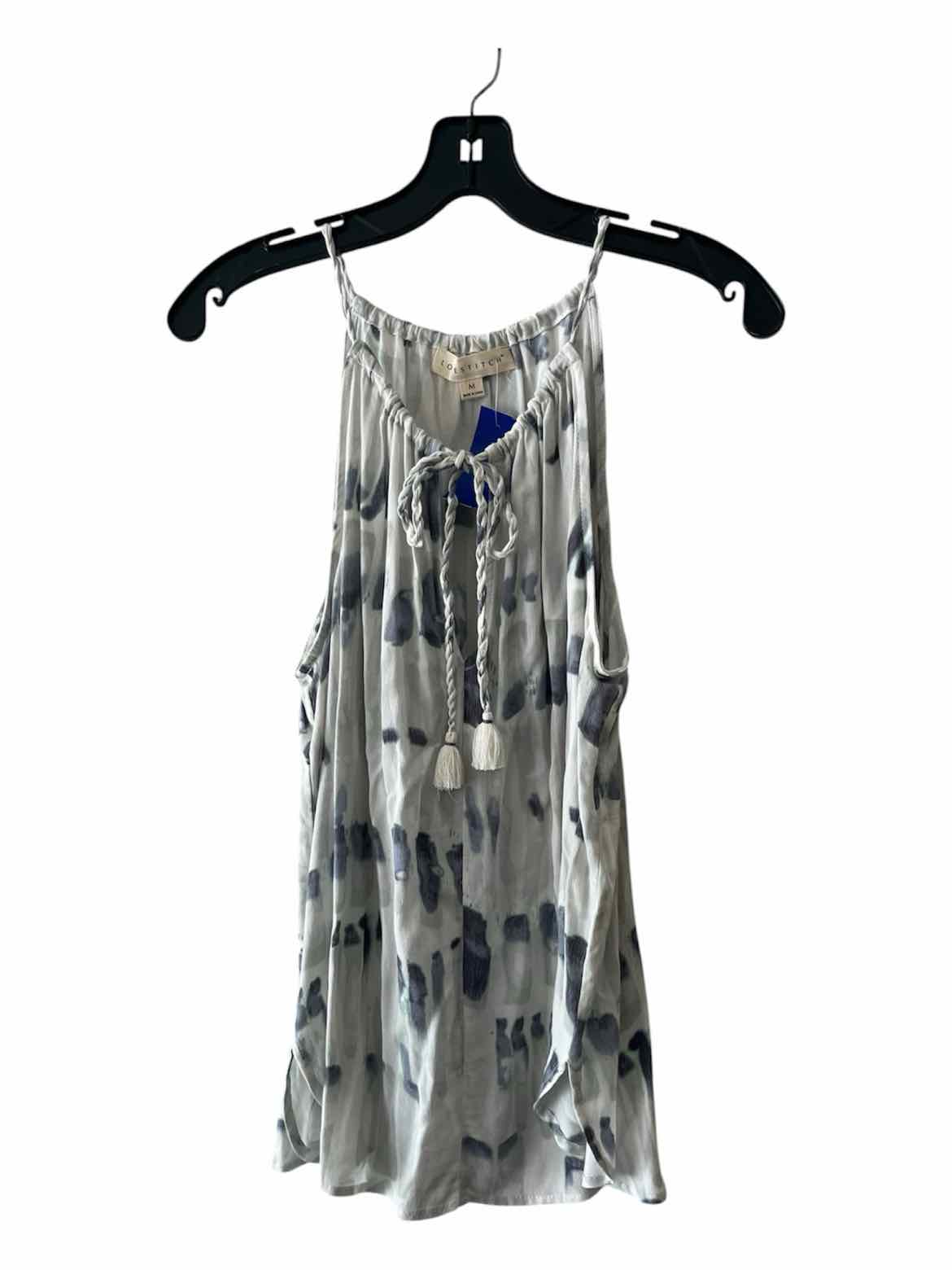 Love Stitch Blue and White Size M Shirt