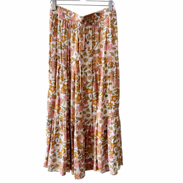 Petal + pup White Multi Size M Skirt