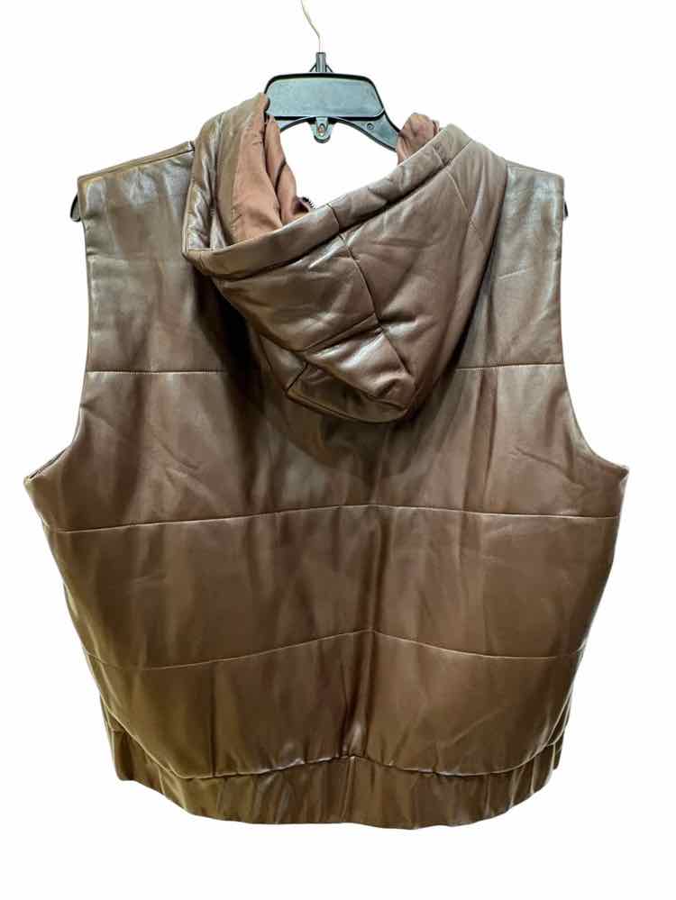 j.society Dark Brown Size XL Vest