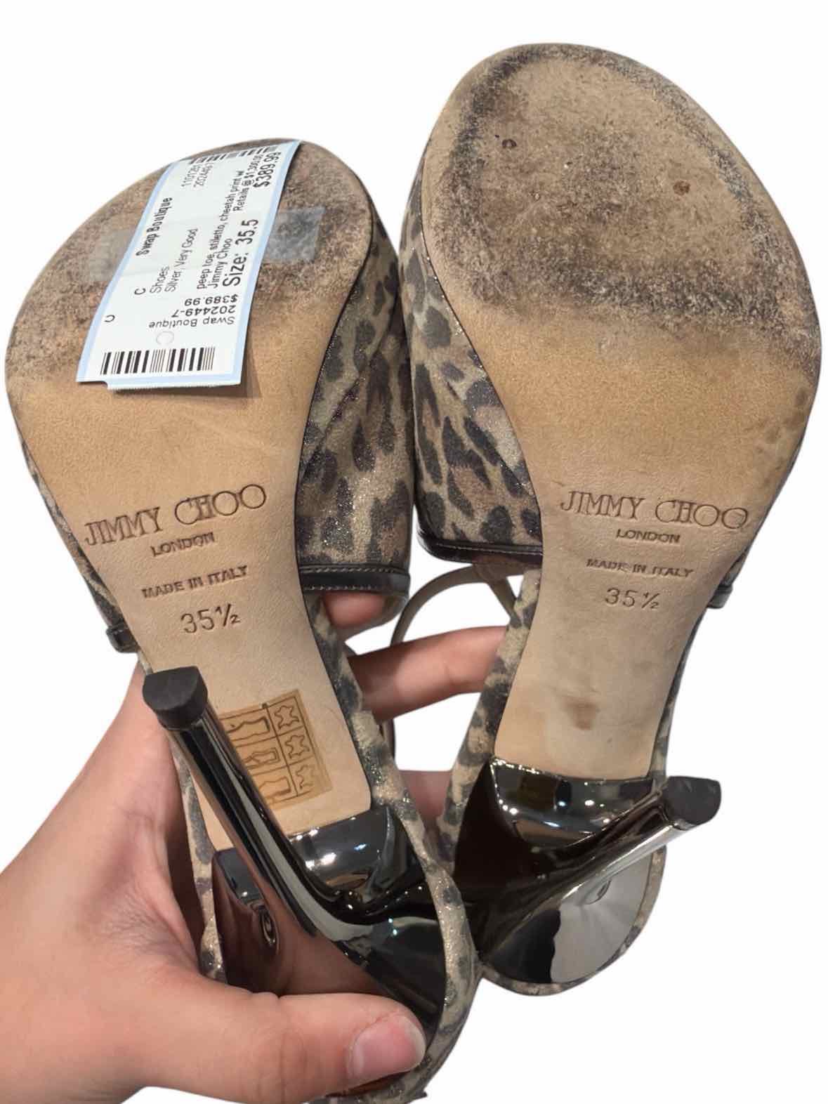 Jimmy Choo Silver Size 35.5 Shoes