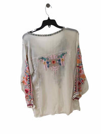 Johnny Was Creme & multi Shirt