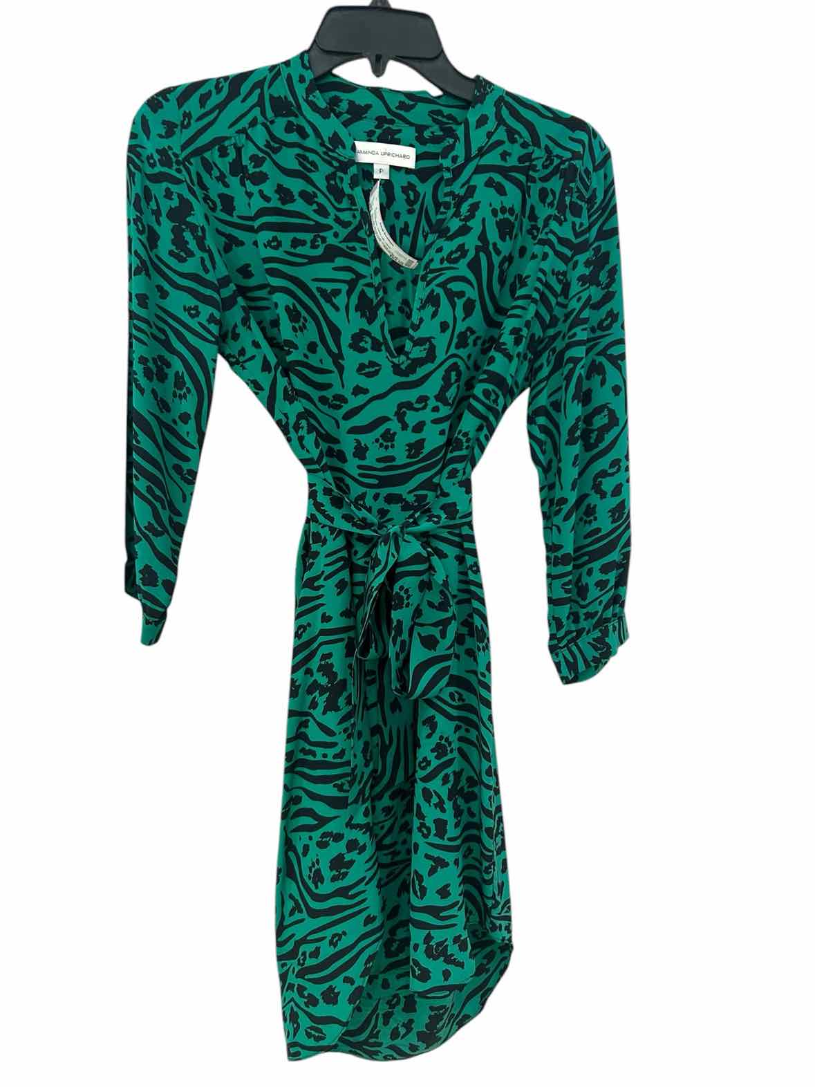 Amanda Uprichard Jade/Black Size P Dress