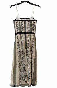 BCBG MAXAZRIA Creme & black Size 2 Dress