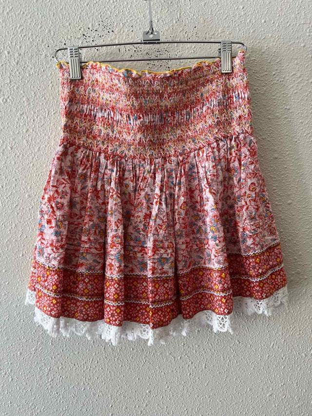Poupette St Barth pink and yellow Size S Skirt