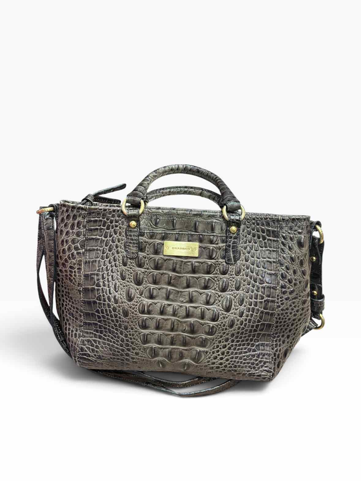 Brahmin Shoulder bag Dark grey Handbag