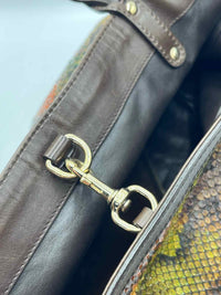 Gucci green and brown Handbag