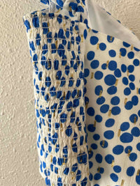 Amanda Uprichard White and Blue Size S Shirt