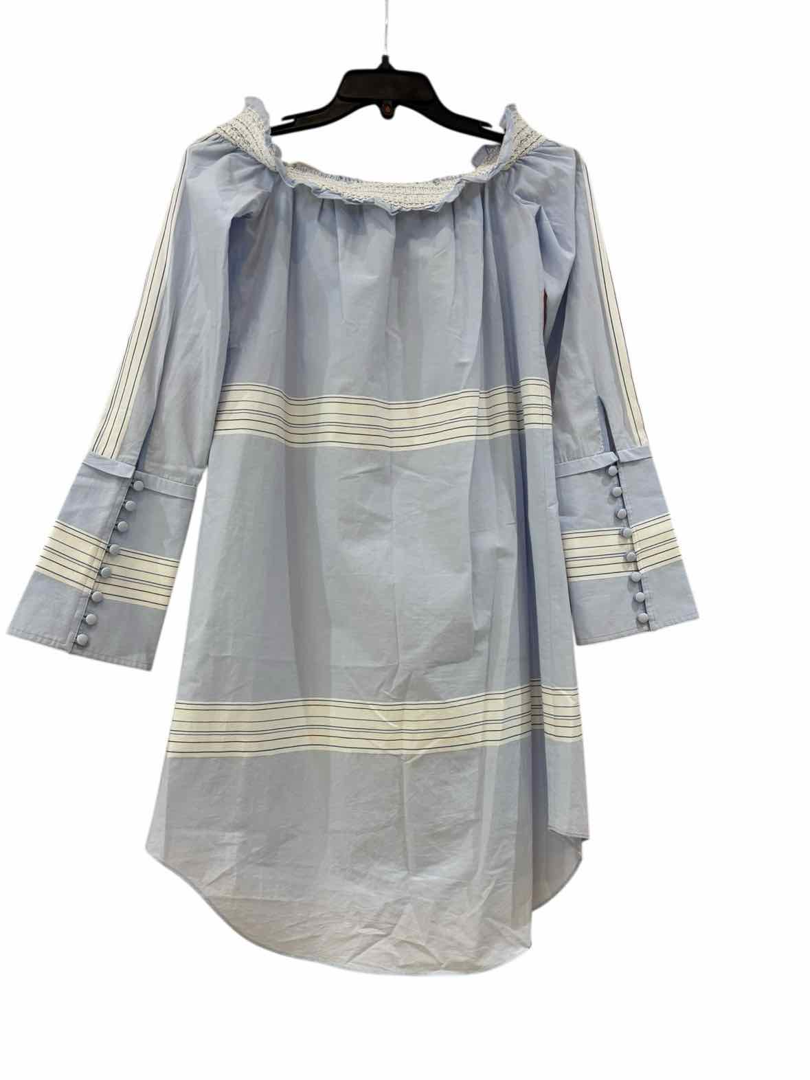 Derek Lam 10 Crosby Baby blue and white Size 2 Dress