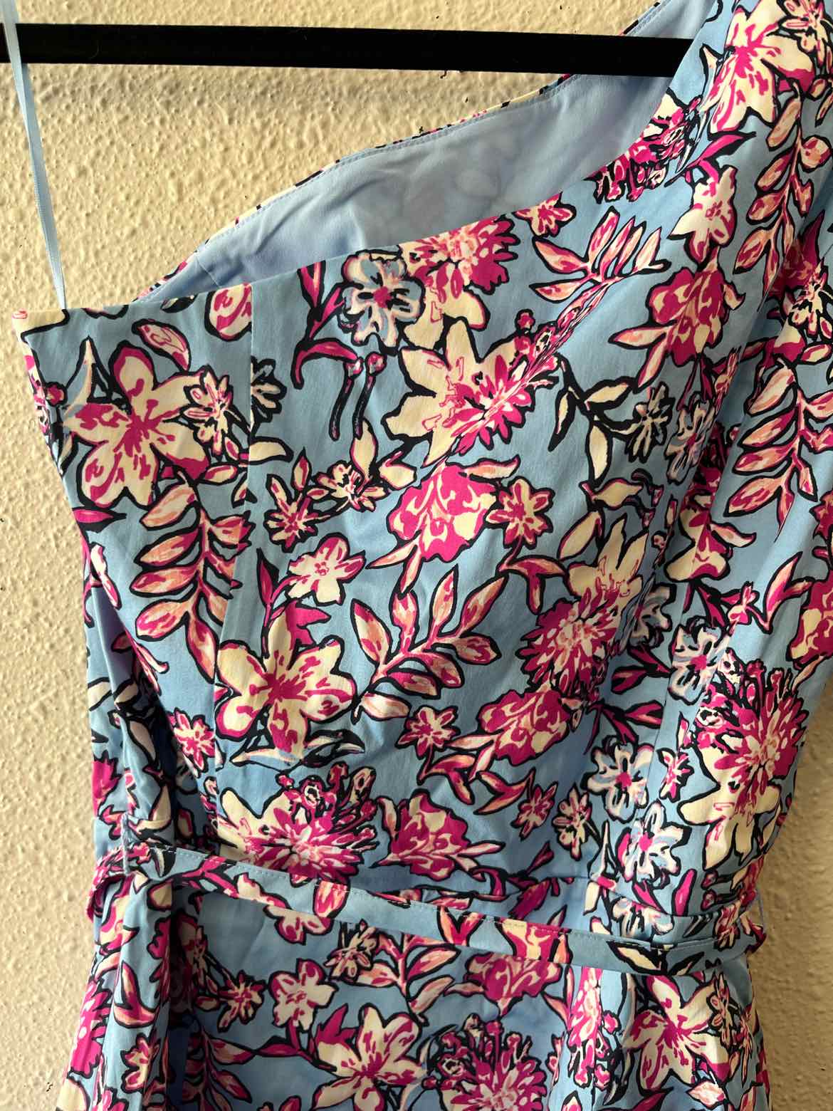 French Connection Blue and Fuschia Size 2 Dress