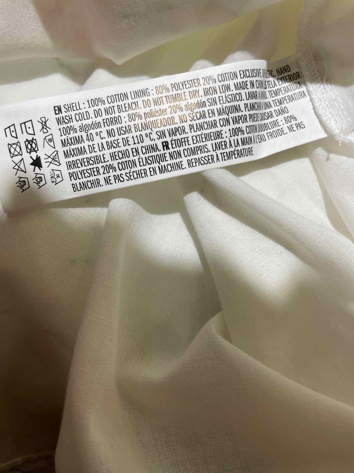 Endless Rose White and Green Size S Dress