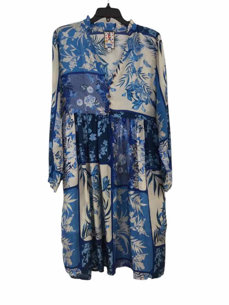 johnny was blue dress and White Size M style: knit dress Blondie Nites by Linda Size:10.5 US Women (7.5 AU/UK) inspired feminine silhouette