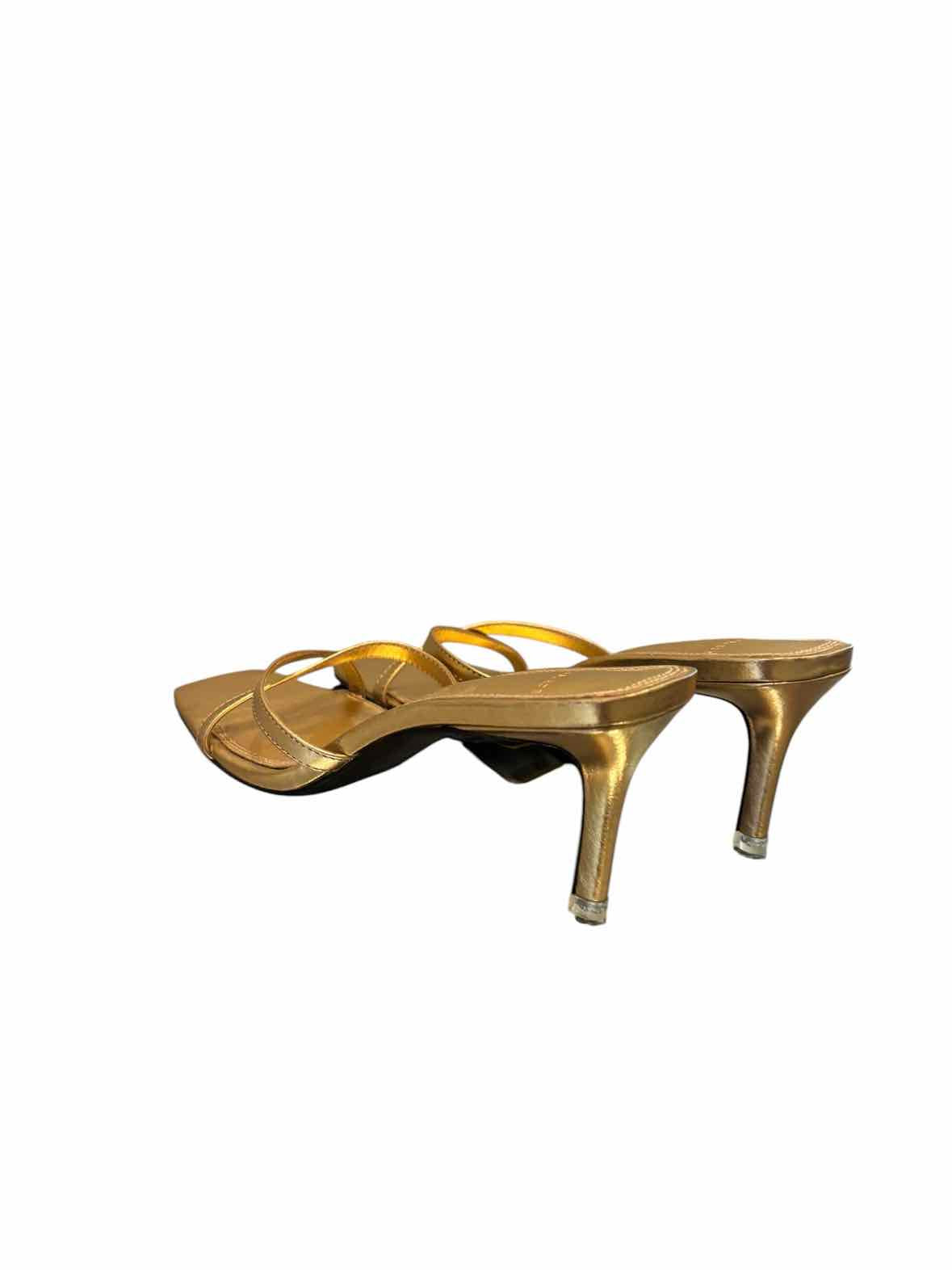 Black Suede metallic gold Size 35 Shoes