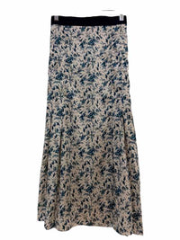 Victoria Beckham White and Blue Size 6 Skirt