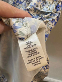 Rebecca Taylor White and Blue Size 12 Dress