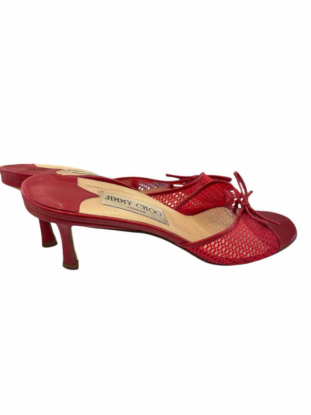 Jimmy Choo Red Size 38 1/2 Shoes
