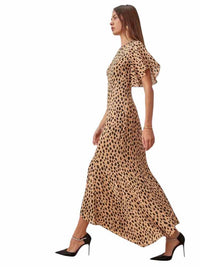 Reformation Brown and black Size 0 Dress