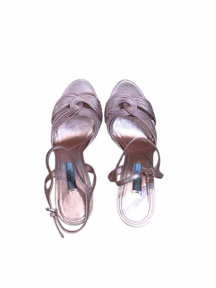 Prada Rose Gold Size 38 Shoes