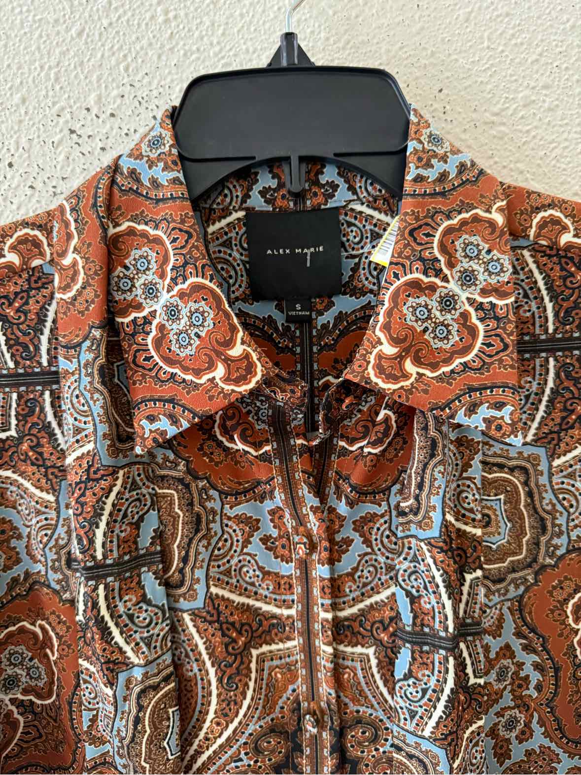 Alex Marie brown and blue Size S Shirt