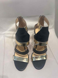 Jimmy Choo Black and Gold Size 38 1/2 Shoes