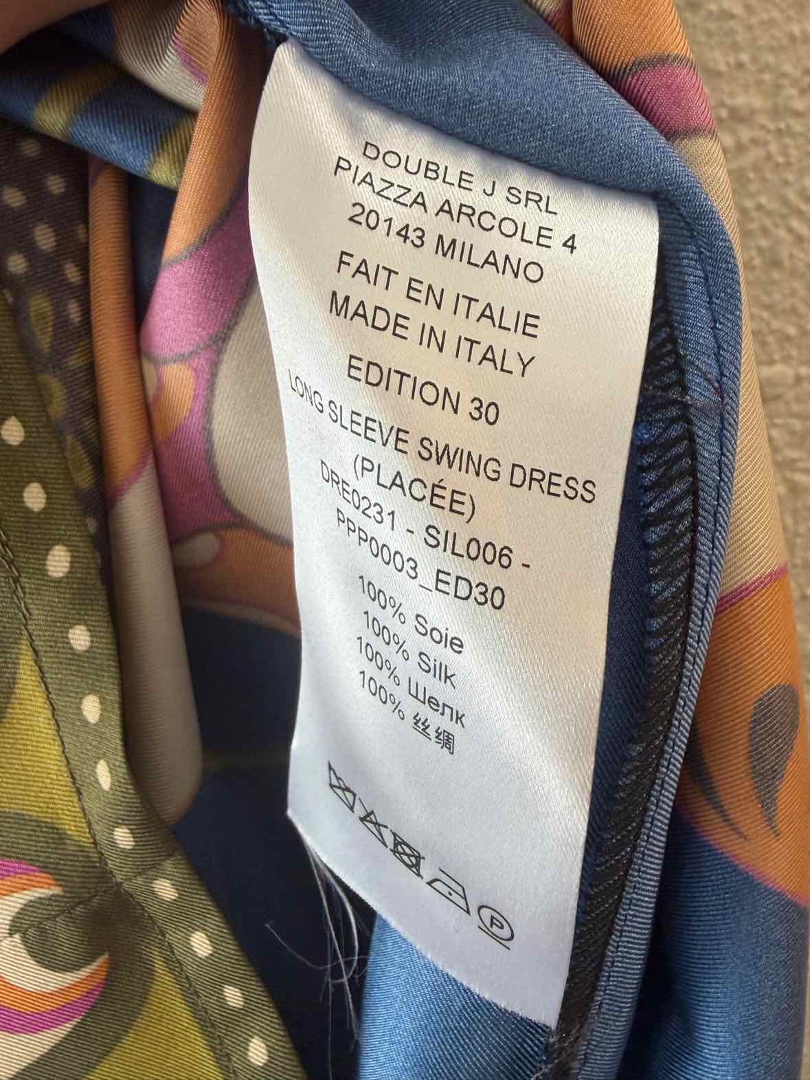 La Double J Blue Multi Size No Label Skirt