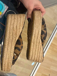 Jimmy Choo beige and leopard print Size 37 Shoes