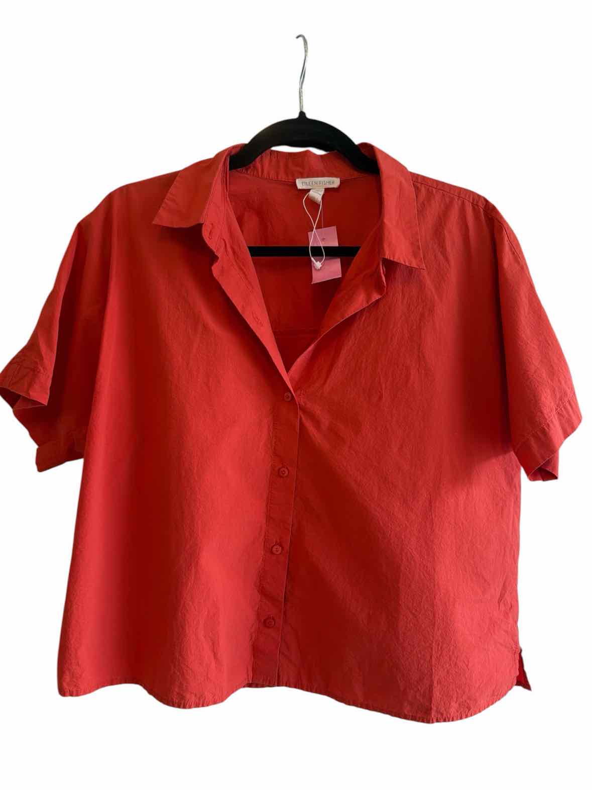 Eileen Fisher Orange Size S Shirt