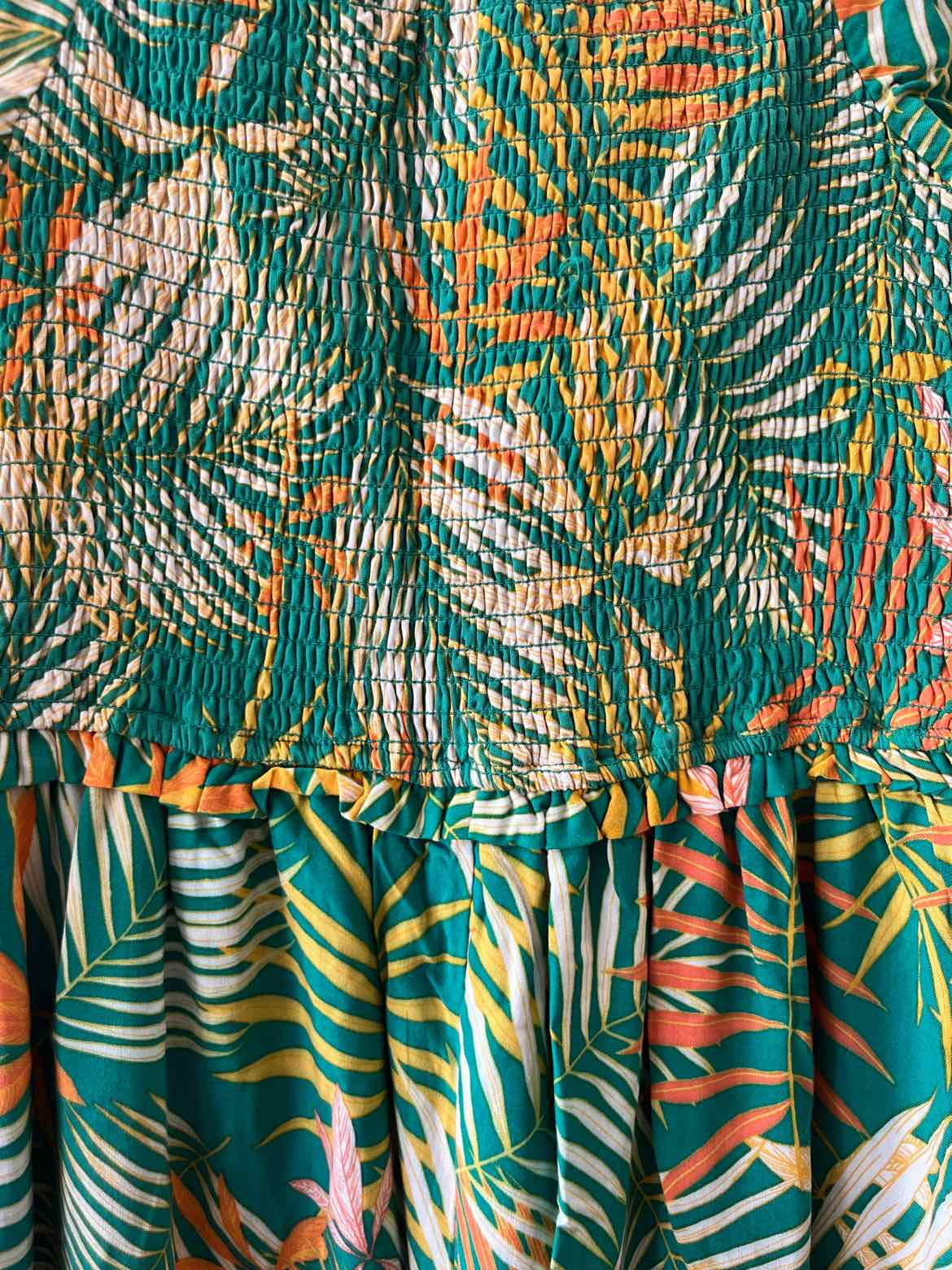 Betsey Johnson Green and Orange Size S Dress
