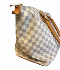 Louis Vuitton white and gray Handbag