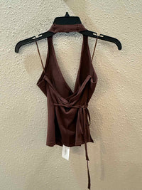 Frankies Bikinis Brown Size S Shirt