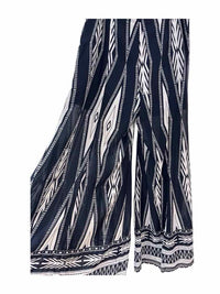 Gracia Navy and White Size L Pants
