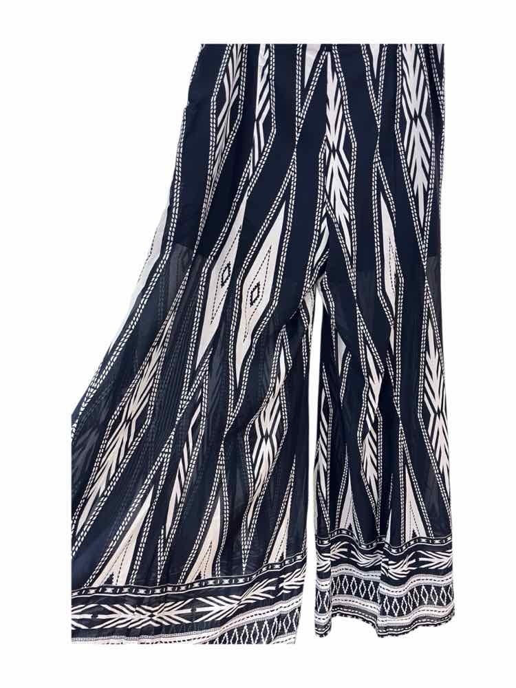 Gracia Navy and White Size L Pants