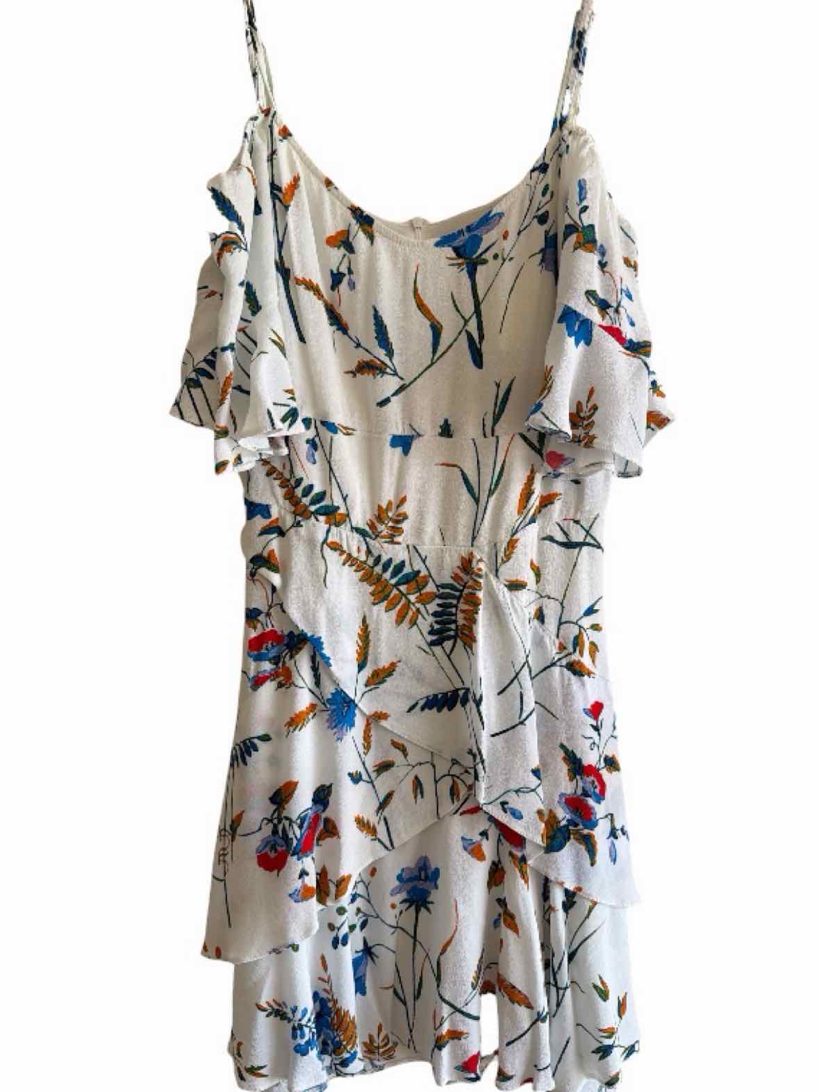 Maje White and Blue Size 2 Dress