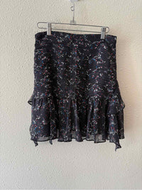 Tanya Taylor Black Multi Size 2 Skirt