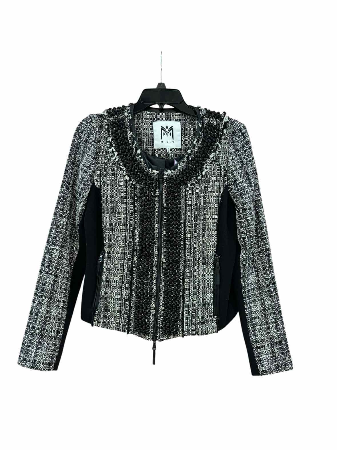 Milly Black/White Size 6 Jacket