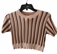 Cris & Cris beige and brown Size M Shirt