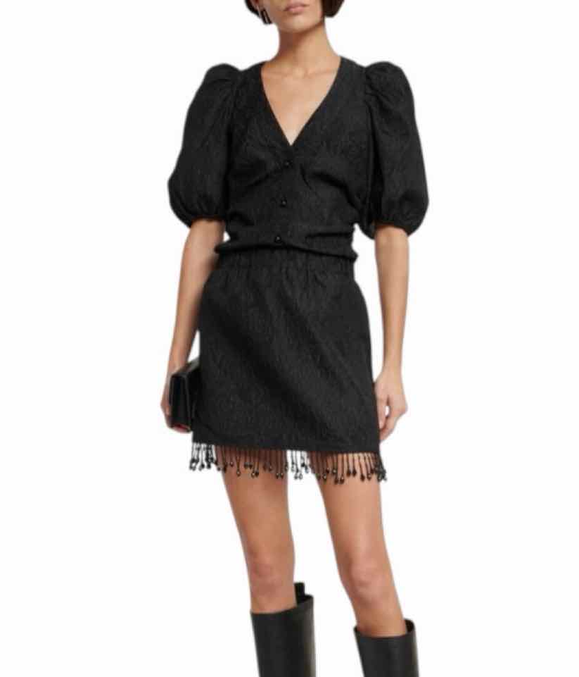 Ganni Black Size 34 2 PC Dress
