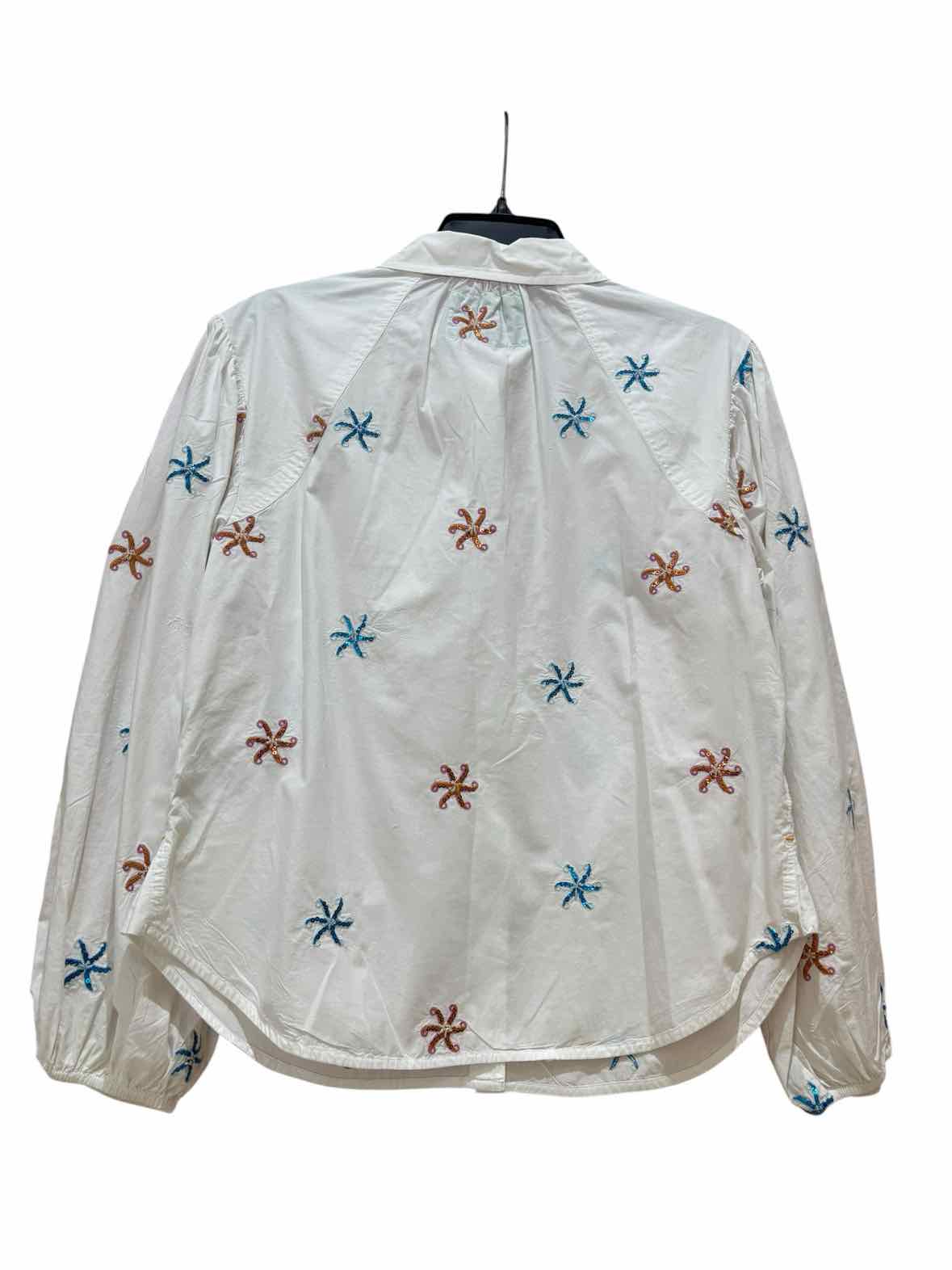 maeve White Multi Size M Shirt