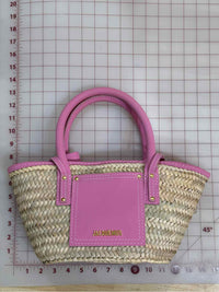 Jacquemus pink and beige Handbag