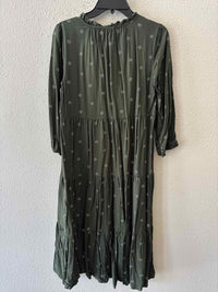 Madewell Olive and White Size M Dress