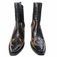 Stetson black and brown Size 9.5 Boots