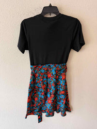 Derek Lam 10 Crosby Black Multi Size 4 Dress