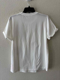 No Label White and Red Size S Shirt