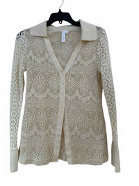 Jonathan Simkhai Cream Size S Coverup