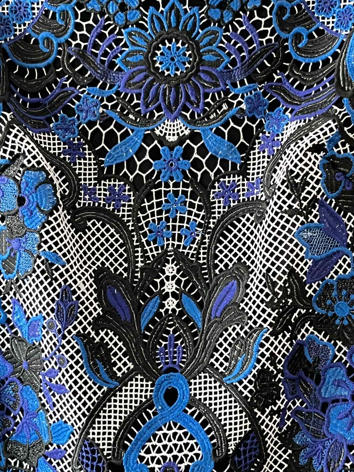 alice + olivia Black Multi Size 0 Dress